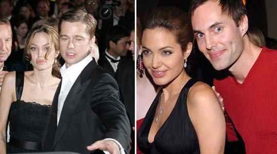 Brad Pitt and James Haven battling for Angelina Jolie's attention