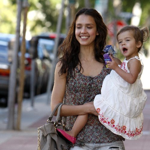 Jessica Alba All Smiles With